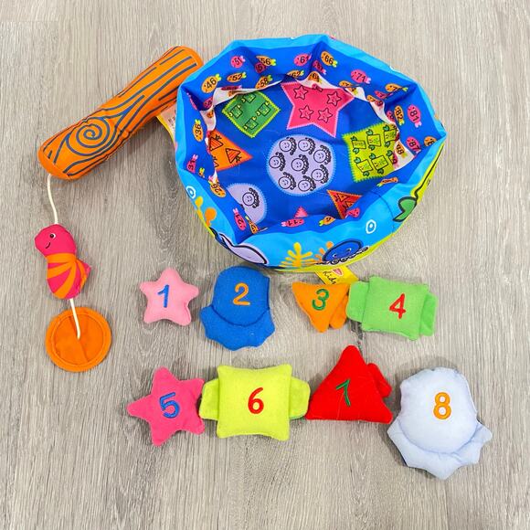 Melissa & Doug K's Kids Fish & Count Learning Game Toddler Soft Toy - Picture 2 of 3